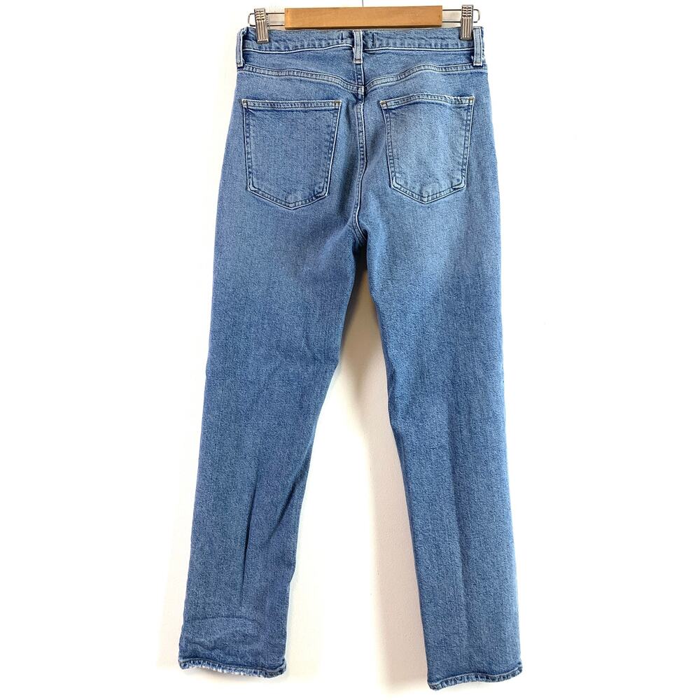 AGOLDE Wilder Mid Rise Straight Leg Stretch Denim Jean Cascadia Size 26 - Picture 5 of 7